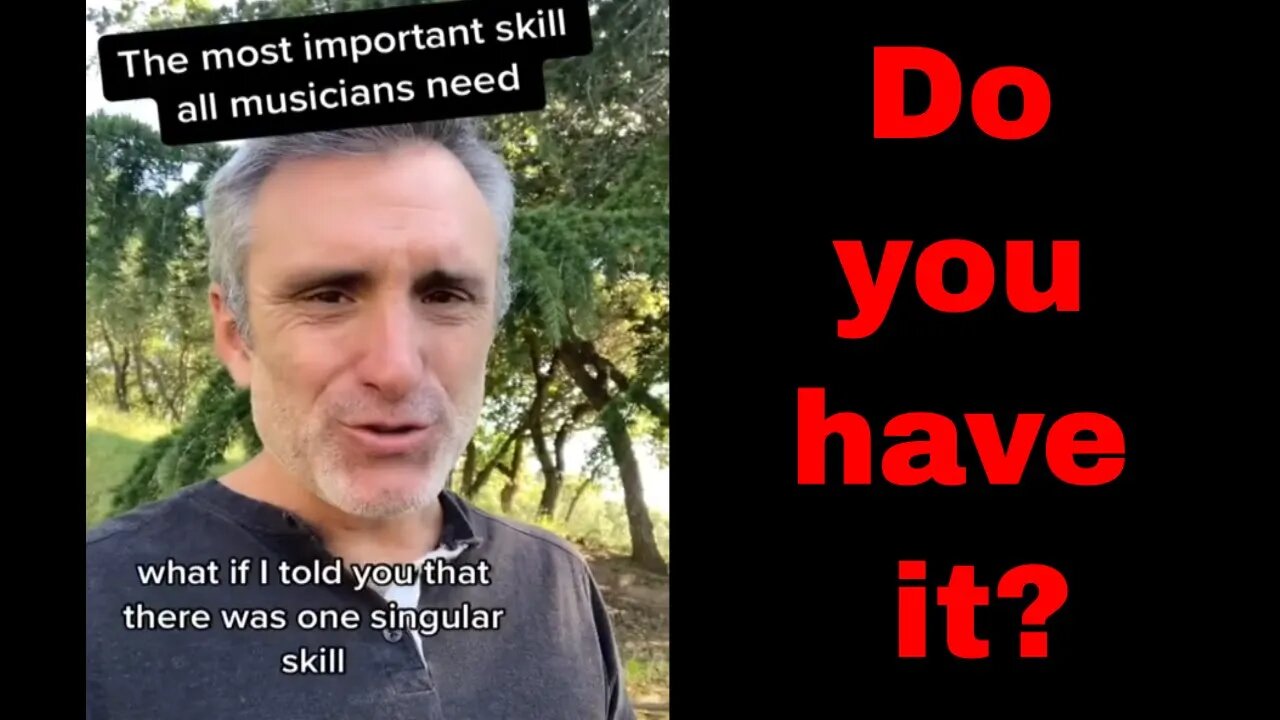 The most important skill you need for learning any instrument !