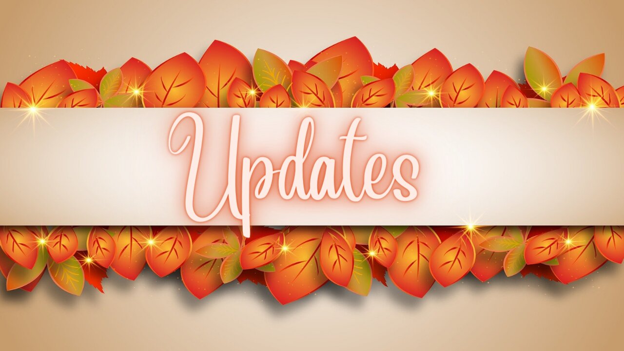 UPDATES FALL/WINTER