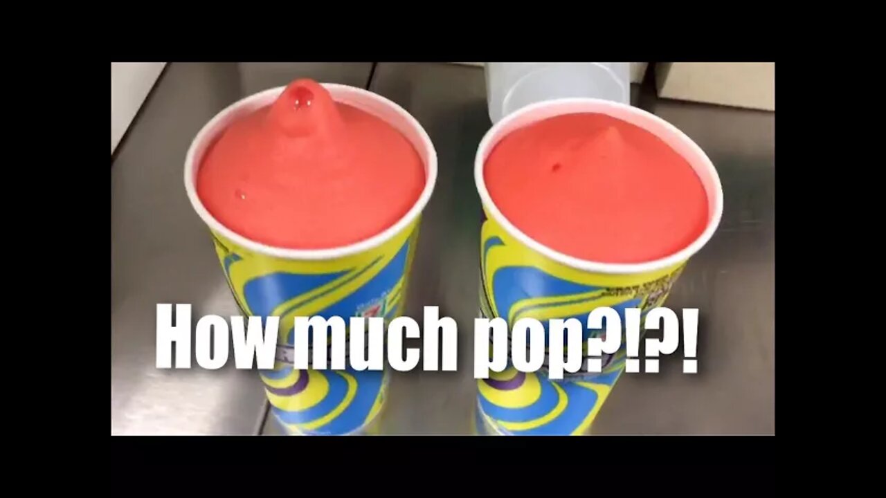 How much pop is actually in a 7-Eleven Slurpee?