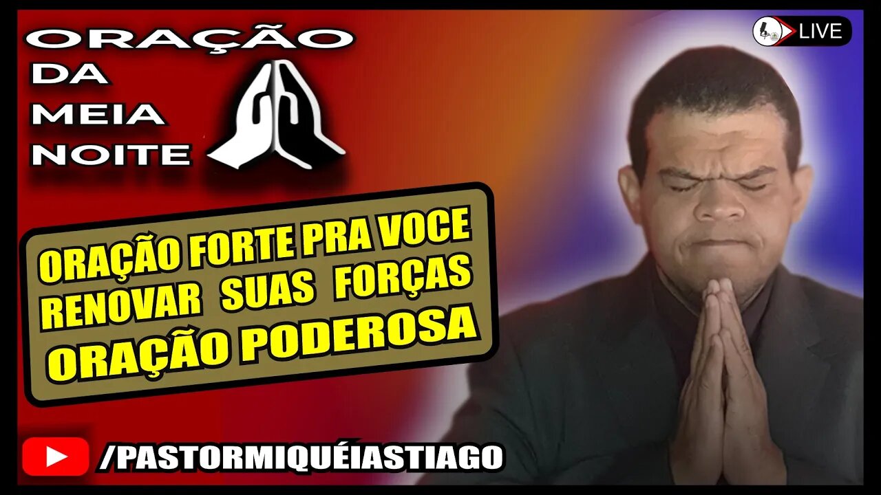 🔴LIVE ORAÇÃO PODEROSA Salmo 75 - Pr Miquéias Tiago