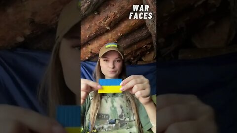 Ukrainian female soldier 🇺🇦 #shorts