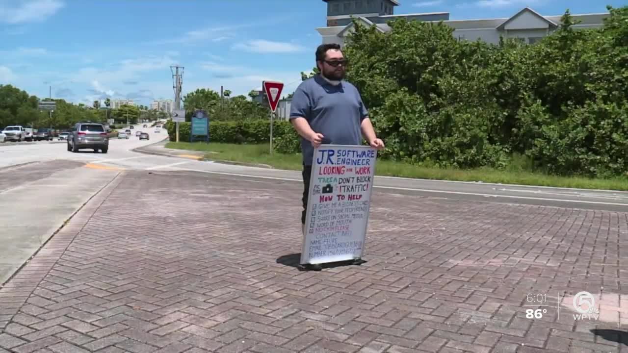 On the hunt for a job in West Palm Beach