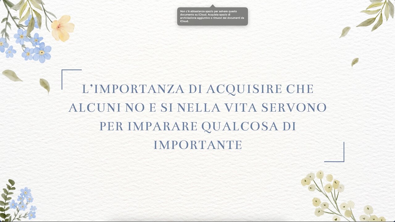 152° incontro: I no che aiutano a crescere