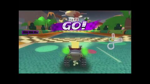 Nickelodeon Kart Racer Beginner Orange Cup Part 1