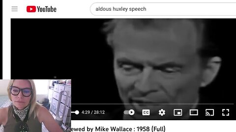 Aldous Huxley Interview in 1958 with Mike Wallace REACT