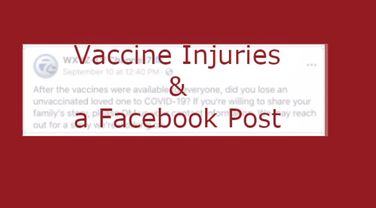 Vaccine Injuries & Facebook Post