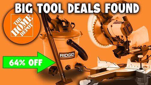 BIG Home Depot Deals Power Tool DEALS just found...but won't last long!