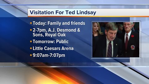 Everything you need to know about Ted Lindsay's public visitation at Little Caesars Arena