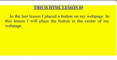 HTML Lesson 89