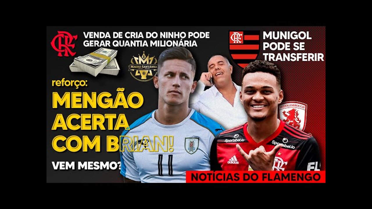 REFORÇO: FLAMENGO ACERTA COM BRIAN RODRÍGUEZ! 1,6 MILHÃO COM VENDA DE CRIA DO NINHO! NEGÓCIO FECHADO