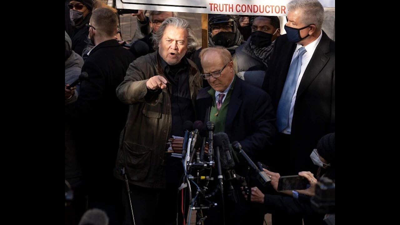 DOJ Accuses Bannon of Trying Case in Media; Files to Block Documents