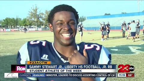 Male Athlete of the Week: Sammy Stewart Jr.