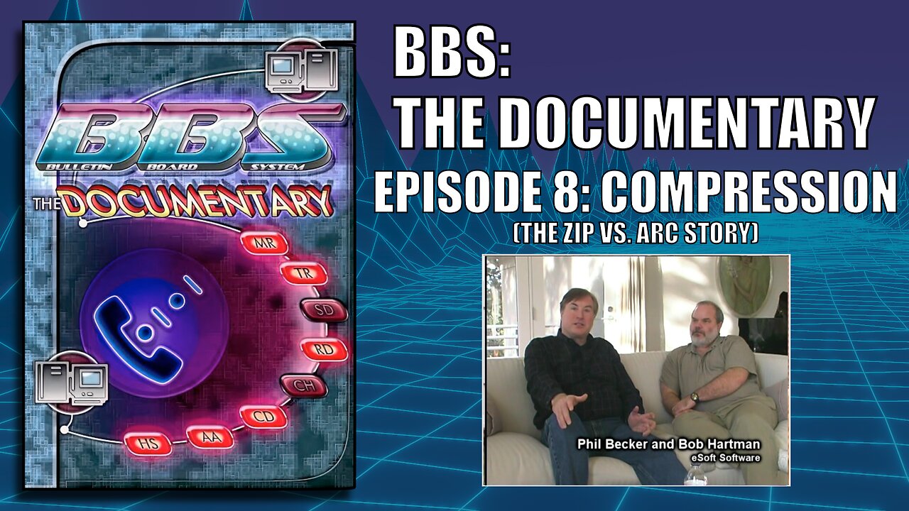 BBS The Documentary: Episode 8 - COMPRESSION (The ZIP vs. ARC Story)