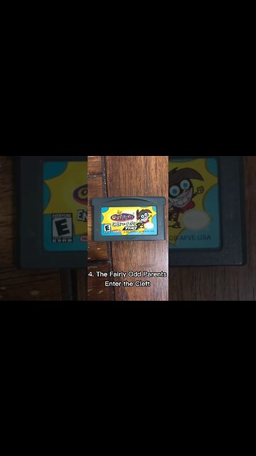 My #top5 #gameboyadvance #games #supermario #pokemon #fyp #spiderman #retro #shorts #gba #nintendo