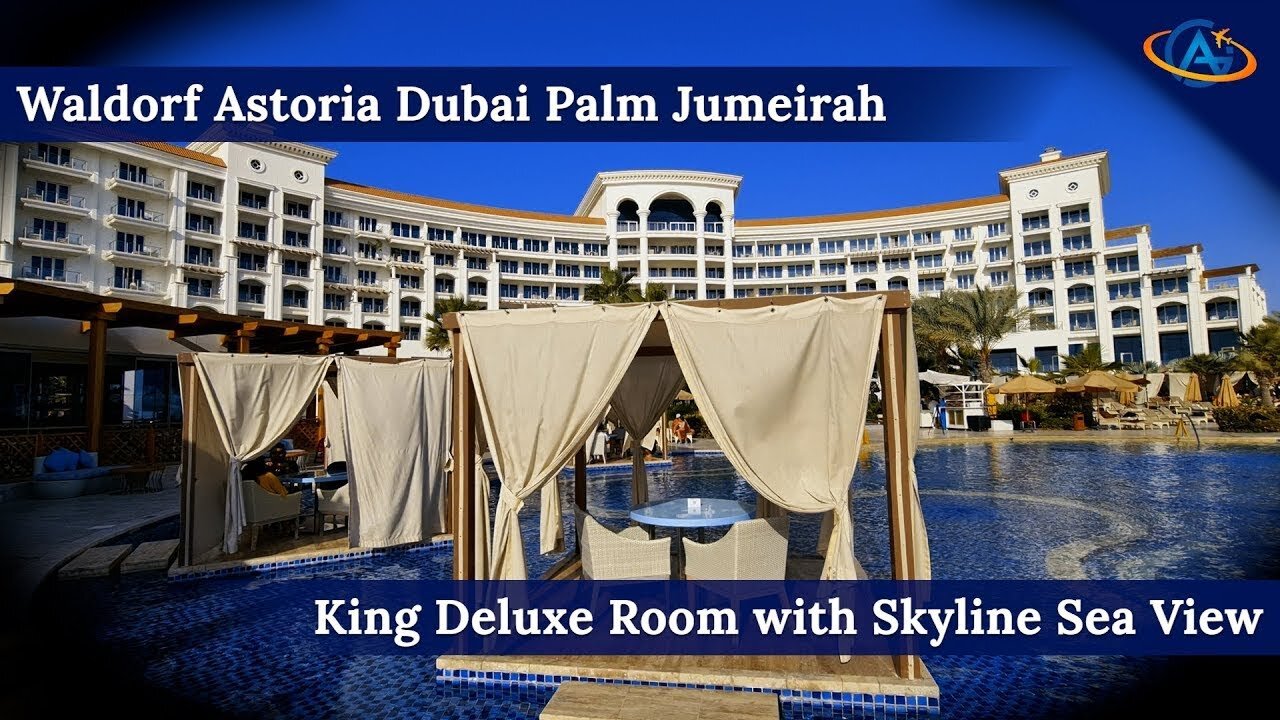 Waldorf Astoria Dubai Palm Jumeirah - LUXURY BEACH HOTEL - Room Tour 2021