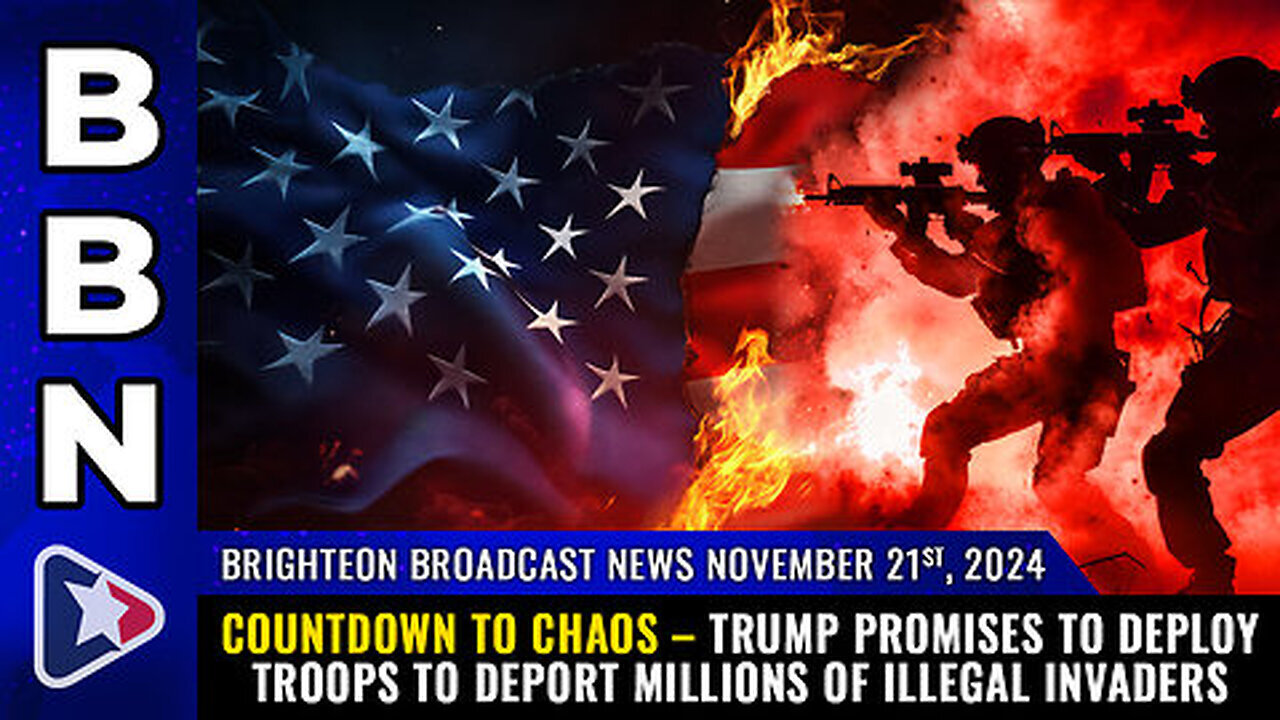 Countdown to CHAOS - Trump to deploy TROOPS to deport millions of illegal invaders