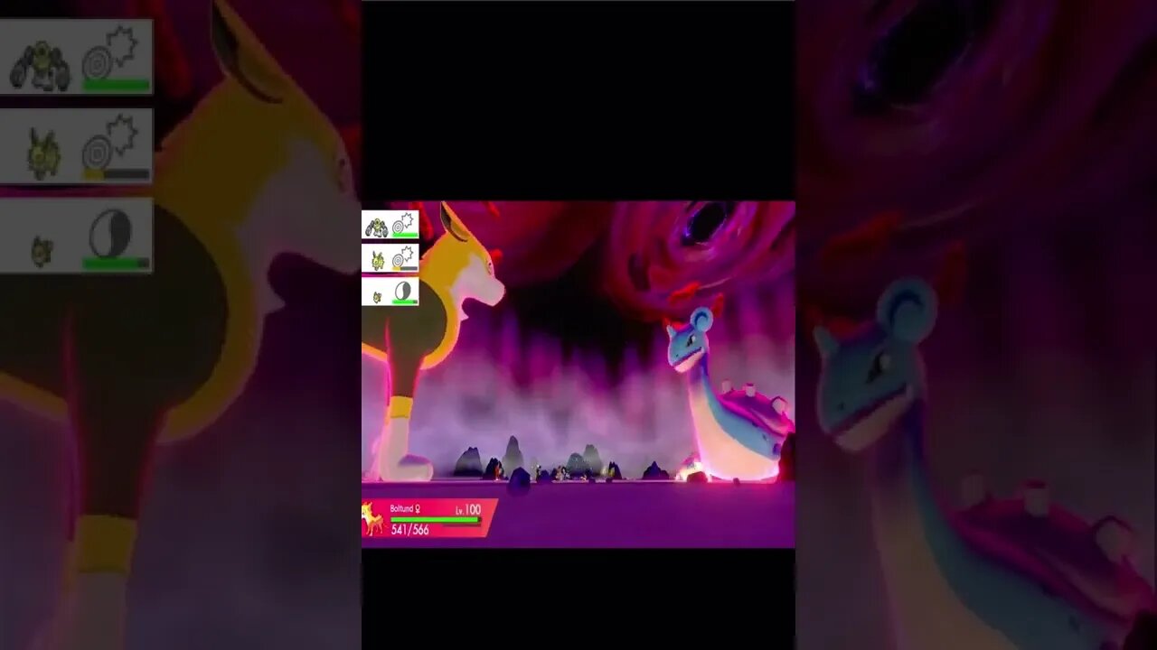 Pokémon Sword - Dynamax Lapras Used Icy Wind!