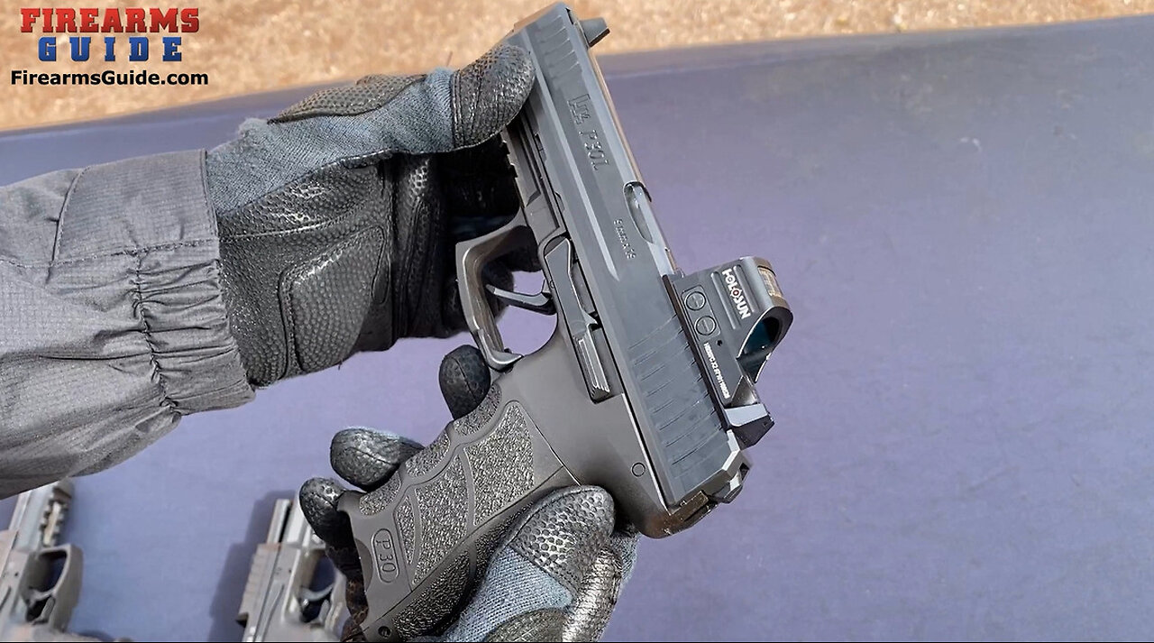 Heckler & Koch HK VP9 Series Optics Ready Pistol - Presentation on the Shooting Range