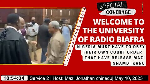 Welcome To The University Of Radio Biafra | Hausa-Service | Host: Mazi Jonathan | May 10, 2023