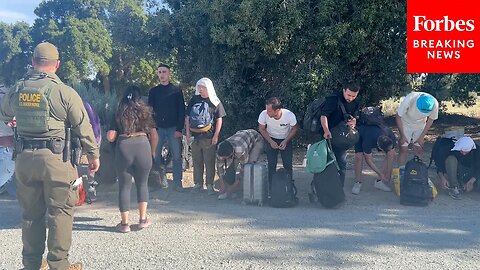 Illegal Immigrants Taken In By Border Patrol For Deportation After Biden's EO