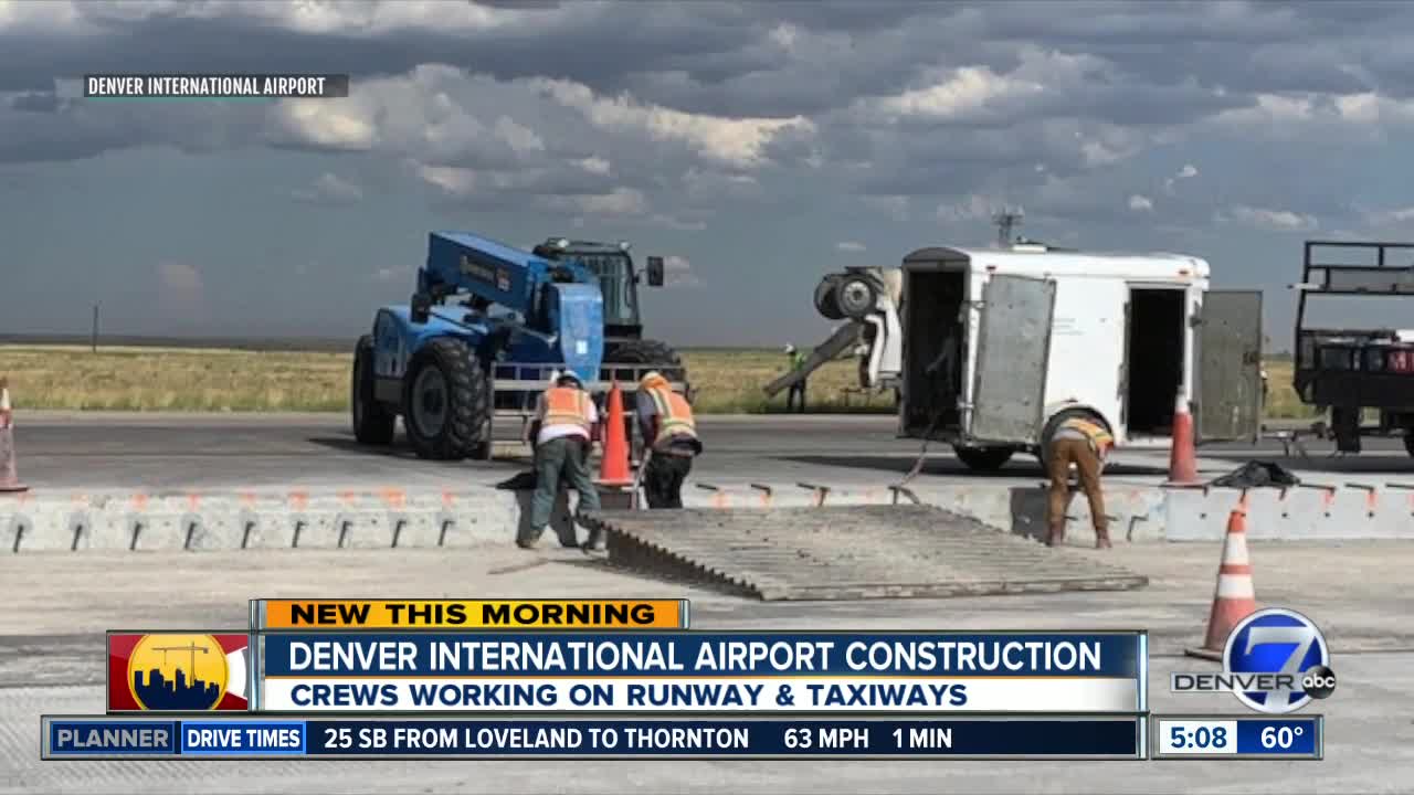 DIA runway improvements underway