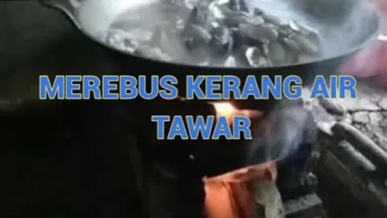 Merebus Kerang Air tawar