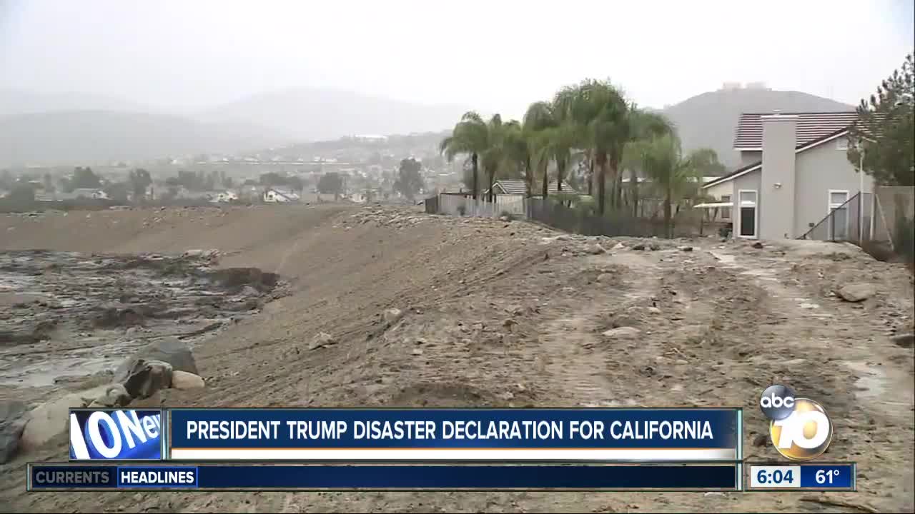 President Trump issues disaster declaration for 17 counties