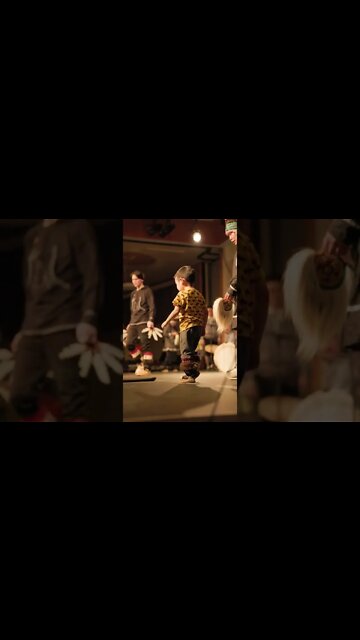 Alaska Native Cama-I Dance Festival | Native Boy Sneaks On Stage | #Shorts Bethel, Alaska 2022