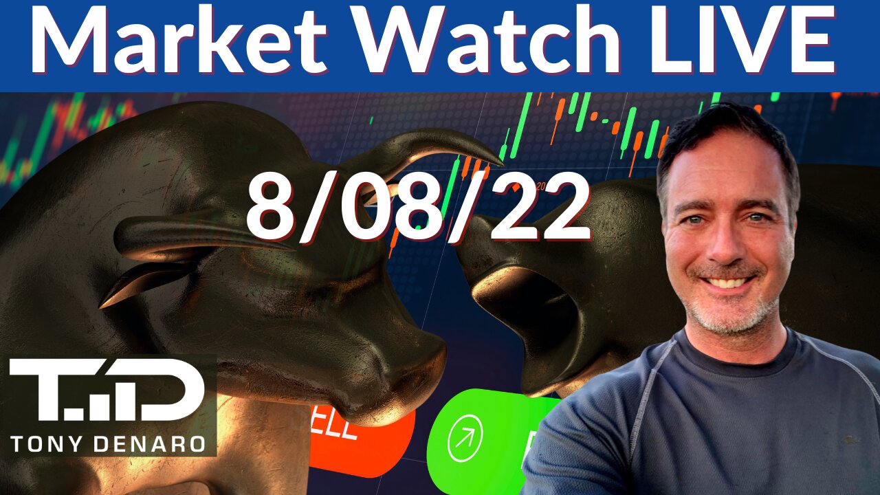 Stock Market Watch LIVE - 8/8/22 AMC GME ILAG MEGL