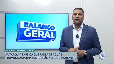 SAAE-GV: Autarquia explica que Falta de Água é Provocada por Manutenção nos Equipamentos.