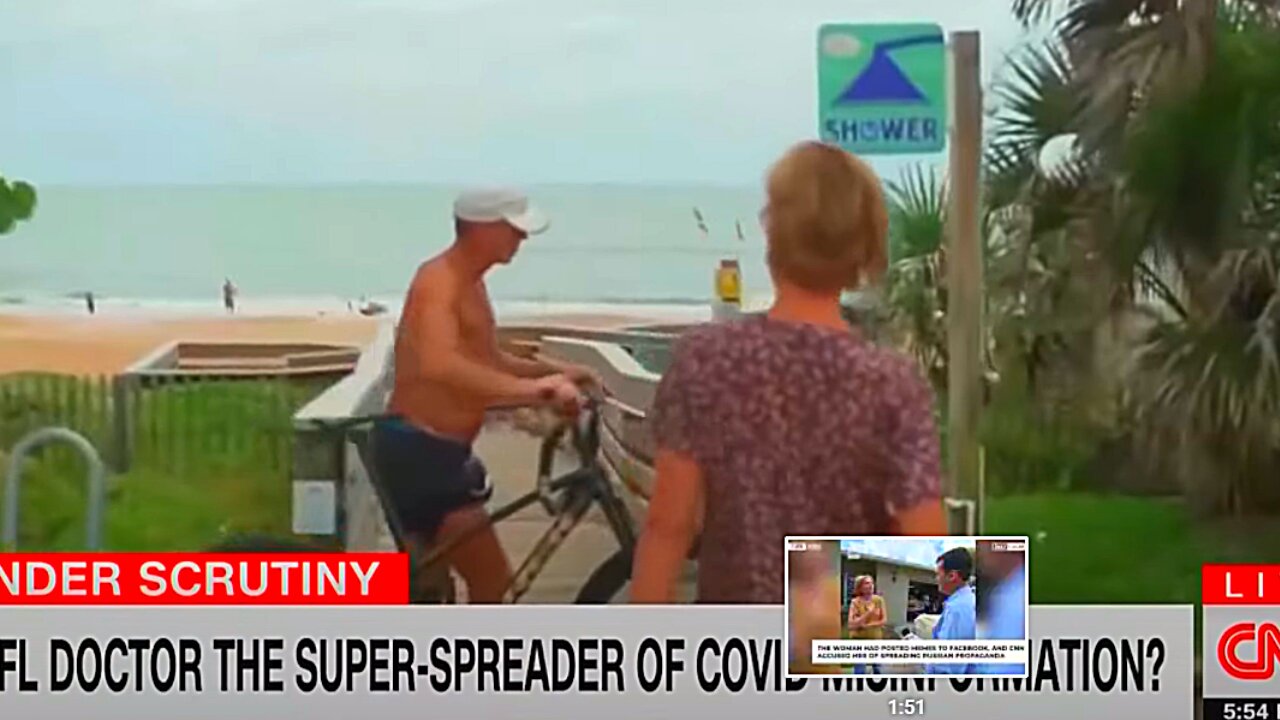 CNN Corners Shirtless Florida Doctor On White House List Of 12 'Disinformation' Pushers