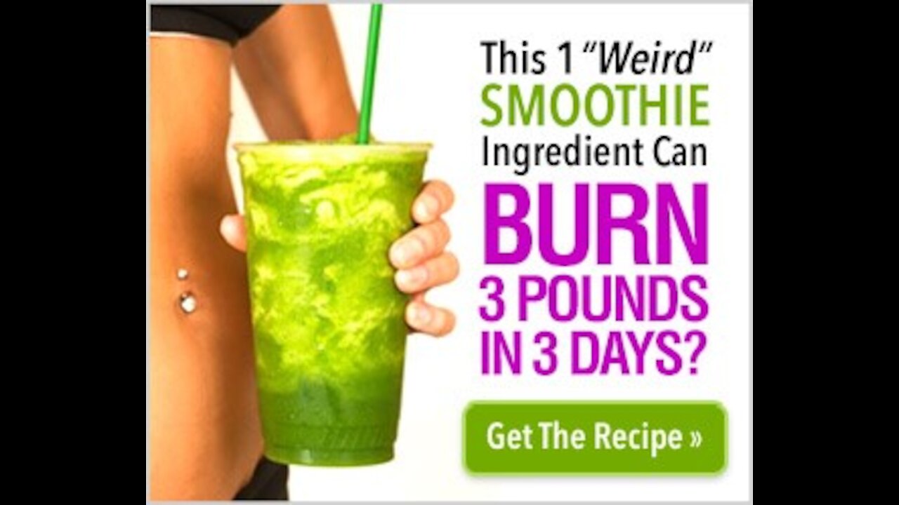 This Weird Smoothie Ingredient makes the weight fall off