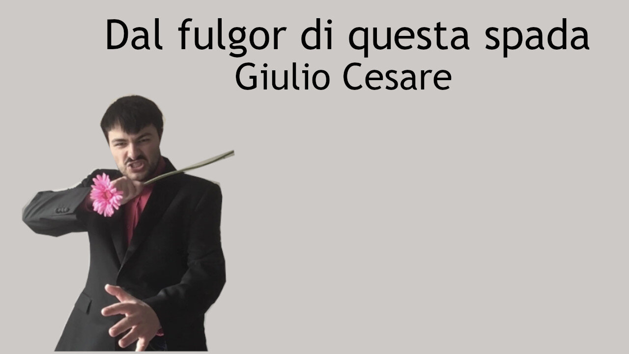 Dal fulgor di questa spada - Giulio Cesare - Handel