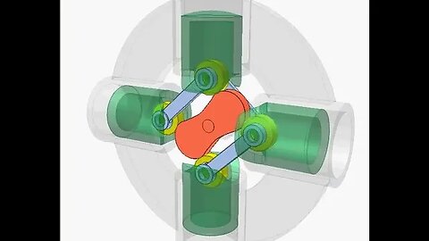 2666 Cam mechanism of follower's planar motion 2