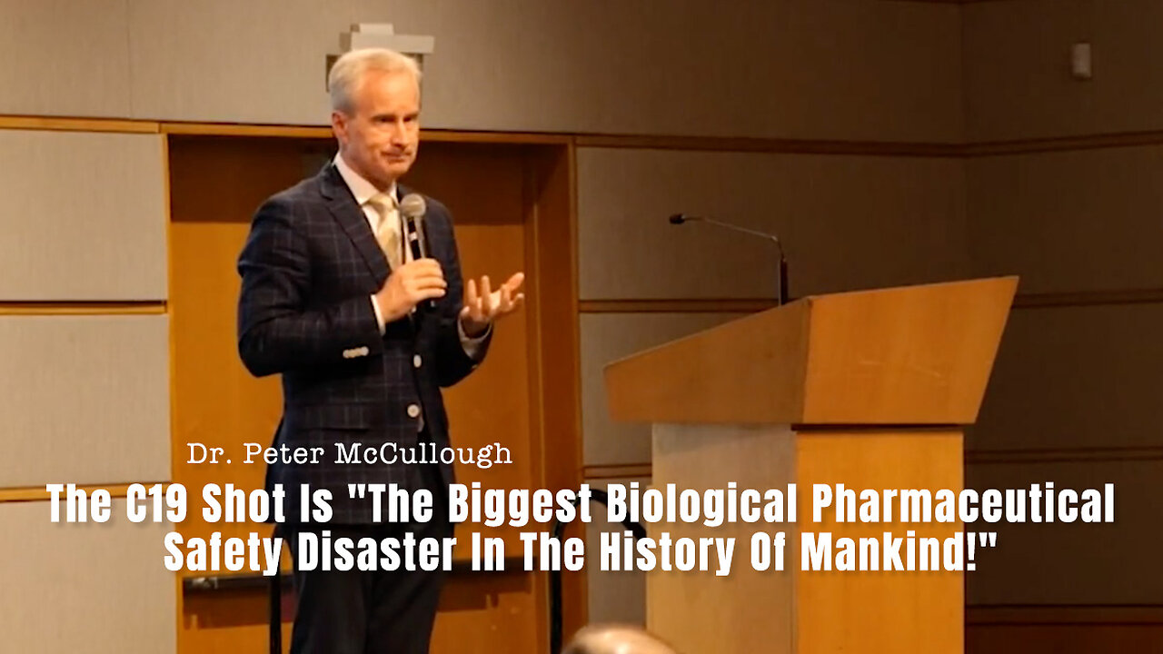 The C19 Shot Is "The Biggest Biological Pharmaceutical Safety Disaster In The History Of Mankind!"