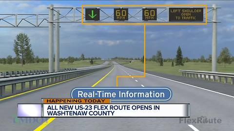 What metro Detroit drivers can expect on the US- 23 Flex Route