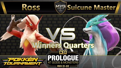 DMG Ross (Blaziken) vs. Circa|Suicune Master (Suicune) - Pokkén Winners Quarters - CEO Prologue