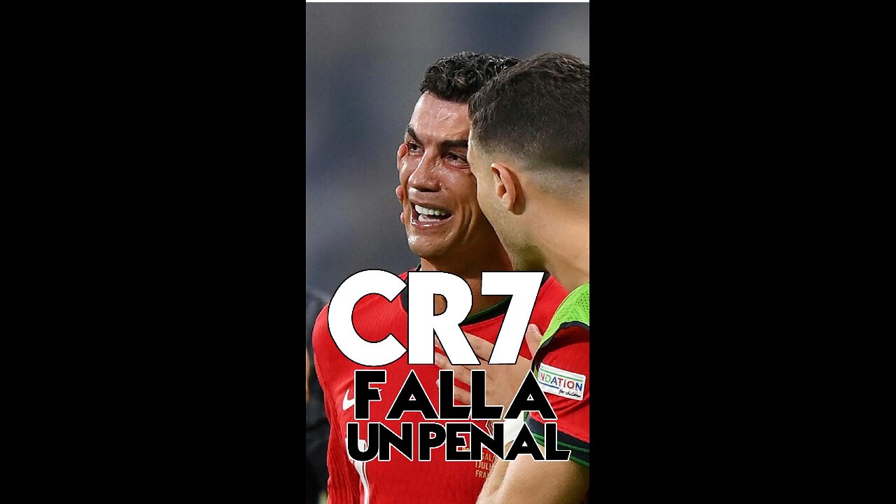 ¡CR7 FALLÓ UN PENAL, El desconsolado llanto de Cristiano Ronaldo