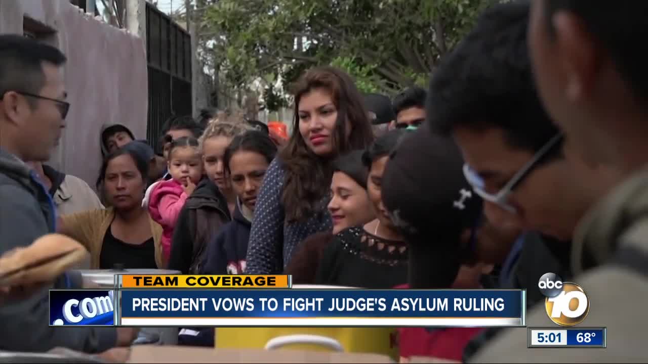 President vows to fight judge's asylum ruling