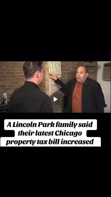 His Chicago property taxes on the apartment building are increasing from $23,000 to $128,000