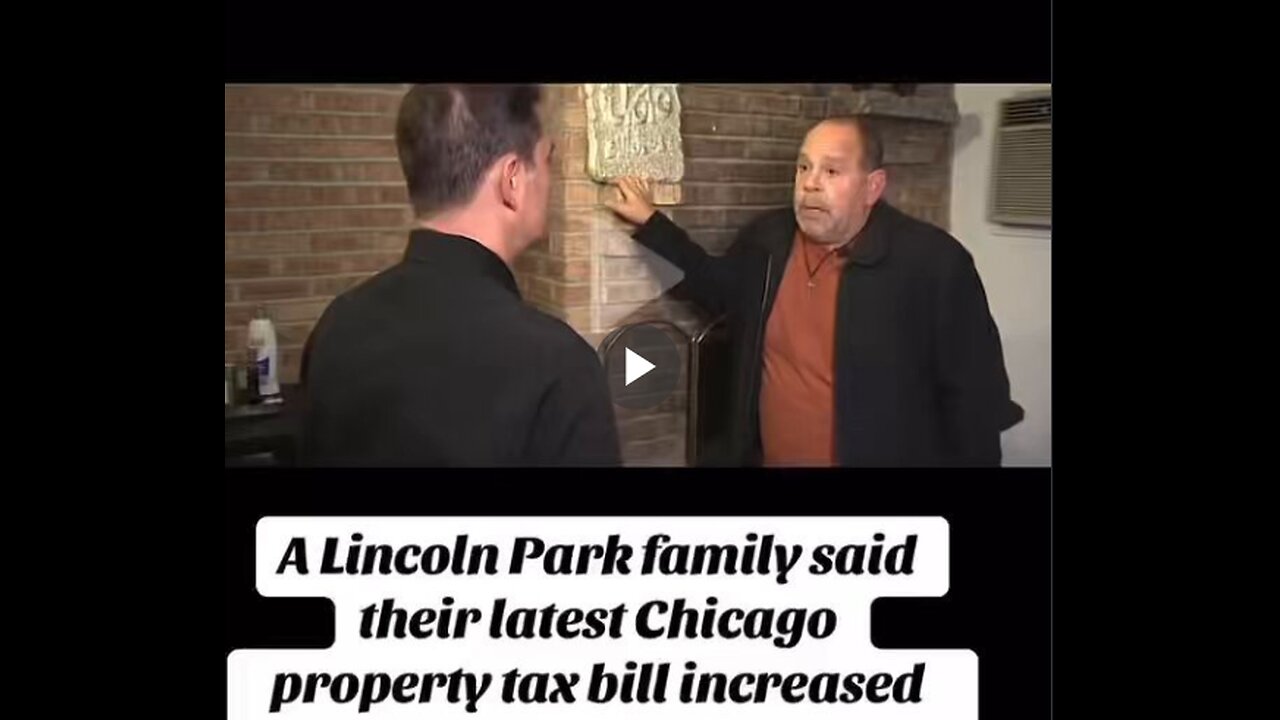 His Chicago property taxes on the apartment building are increasing from $23,000 to $128,000