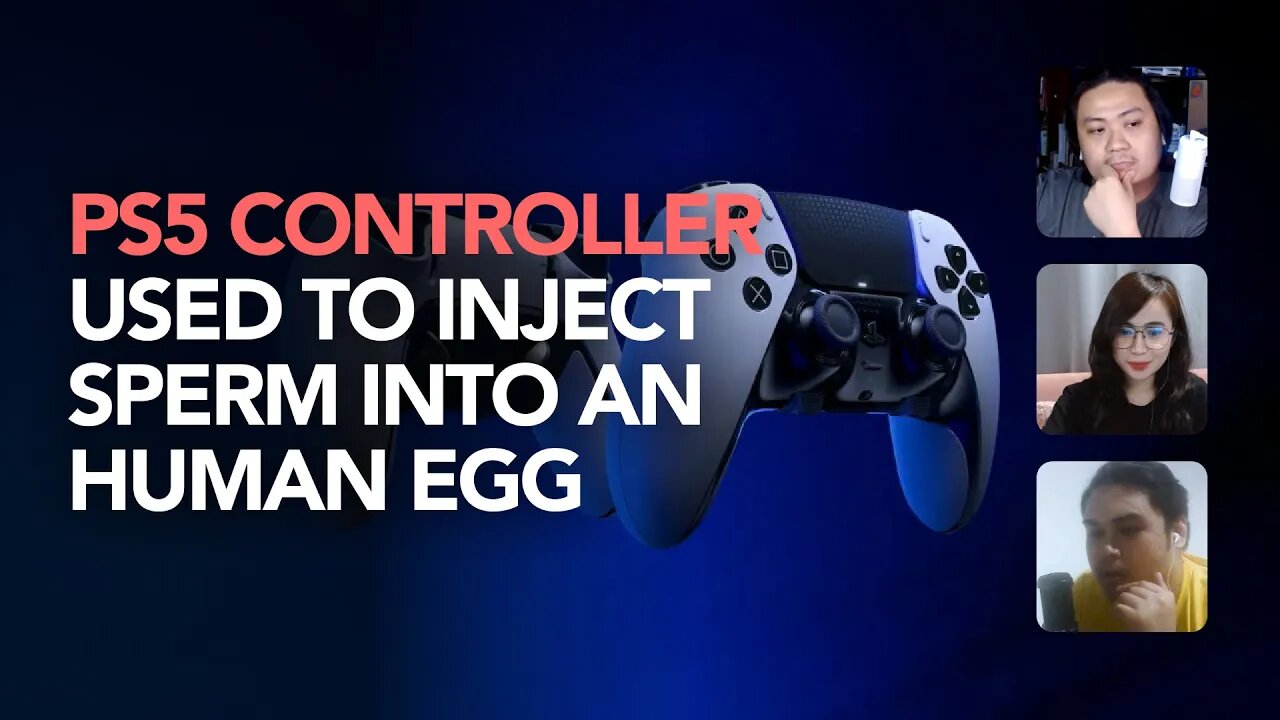 PlayStation 5 Controller Used to Inject Sperm Into an Human Egg