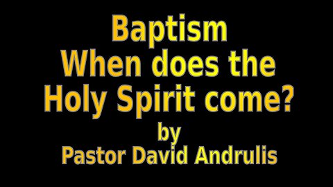 Baptism - Dave Andrulis