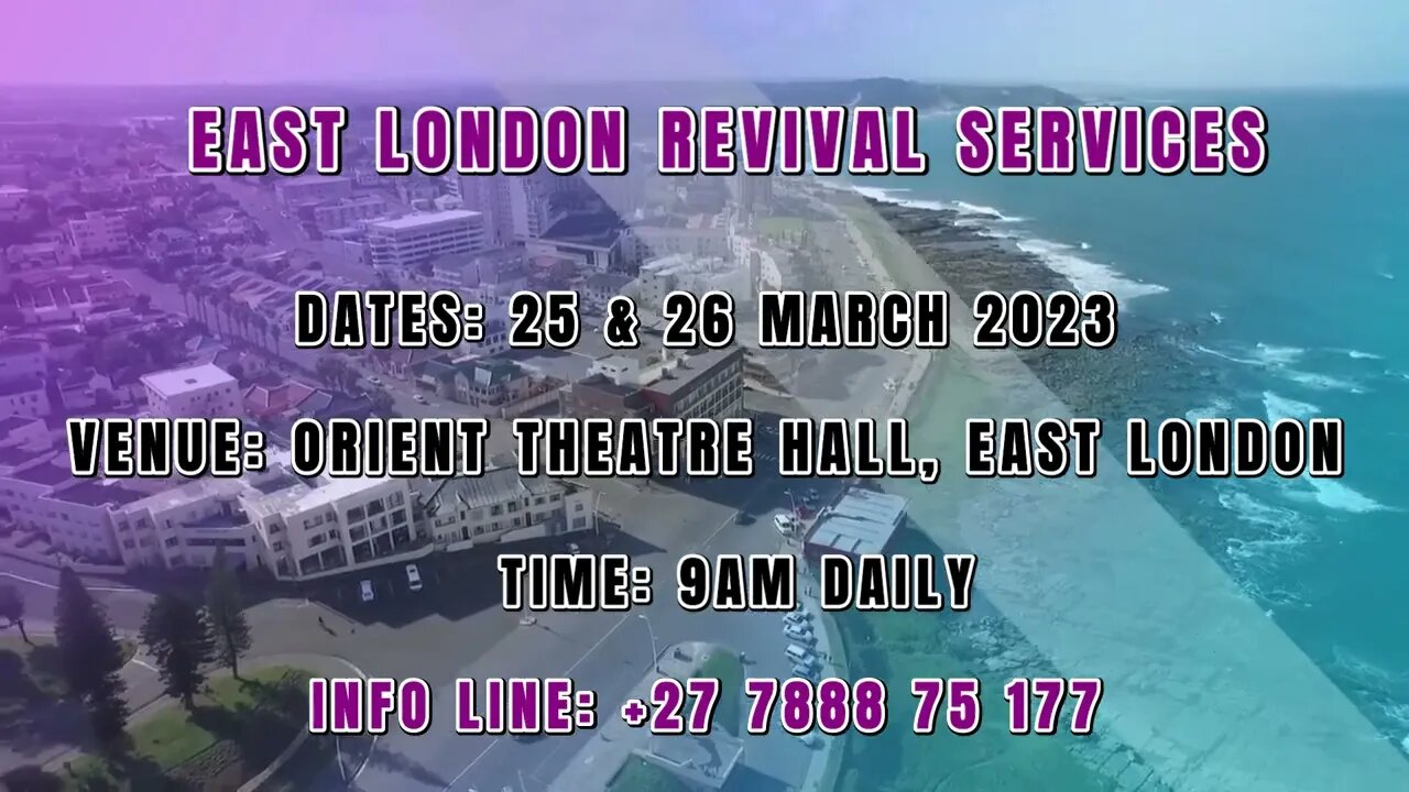 East London, South Africa Revival with Dr. Ian Ndlovu