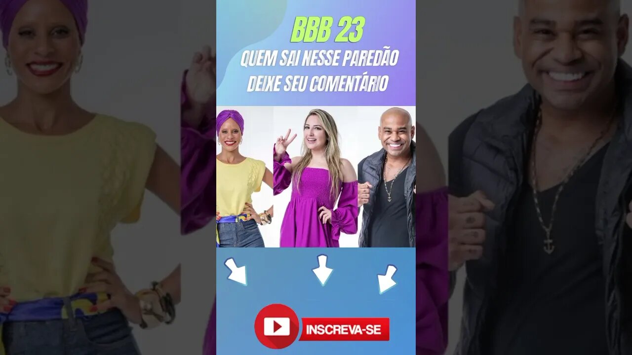 QUEM SAI NESSE PAREDÃO BBB 23 #corta #bbb23 #bbb