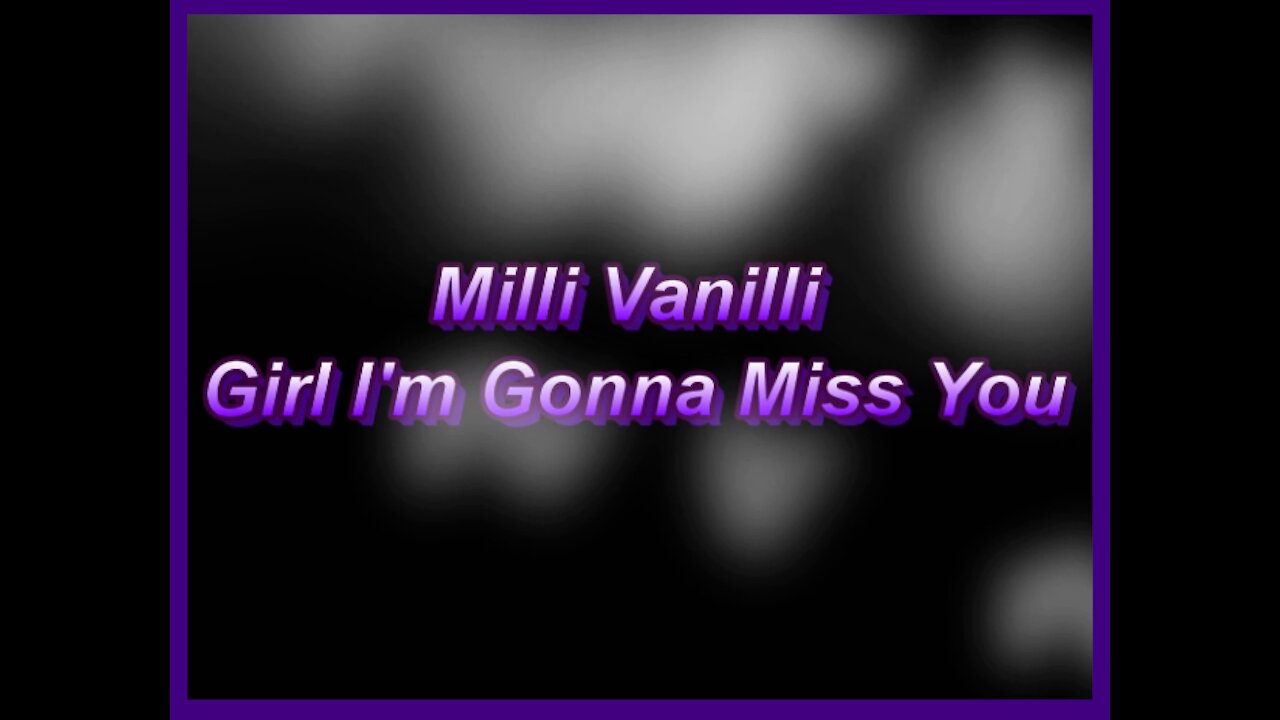 Milli Vanilli - Girl I'm Gonna Miss You LIP SYNC OF A LIP SYNC