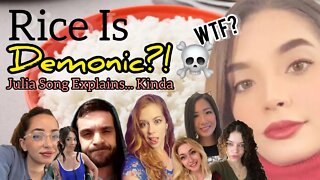 Rice Is DEMONIC! Julia Song Explains to SimpCast, Andy Warski, Melonie Mac, Brittany Venti, Chrissie
