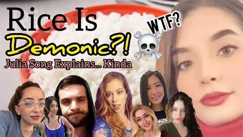 Rice Is DEMONIC! Julia Song Explains to SimpCast, Andy Warski, Melonie Mac, Brittany Venti, Chrissie