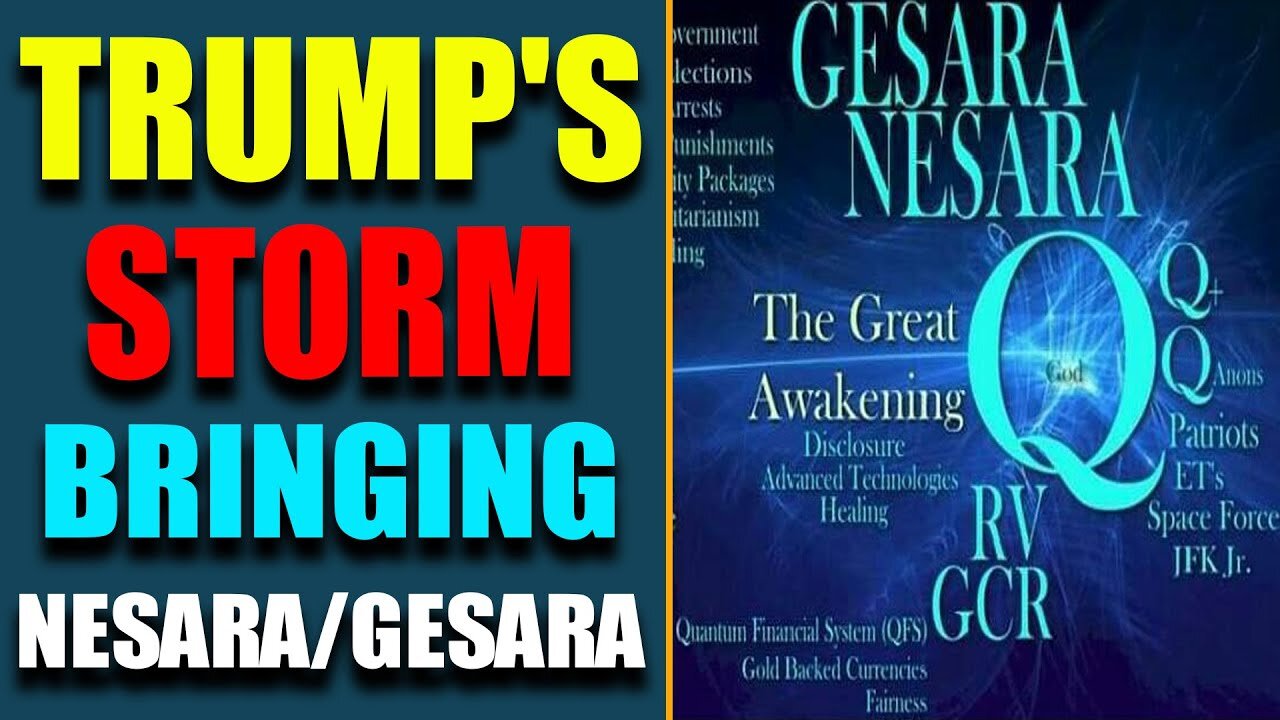 URGENT NEWS: TRUMP'S STORM BRINGING NESARA/GESARA! WHITE HAT REVEALS RULES FOR MILITARY TRIBUNAL!