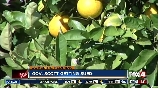 Gov. Scott getting sued